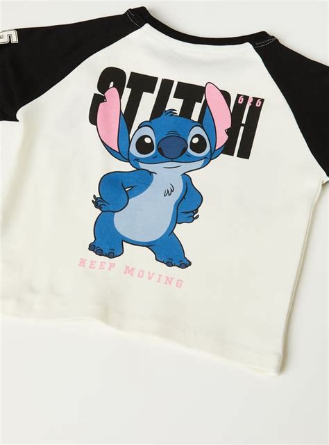 Buy Girls Lilo & Stitch Print T-shirt Online at just Rs. 399.0 ...