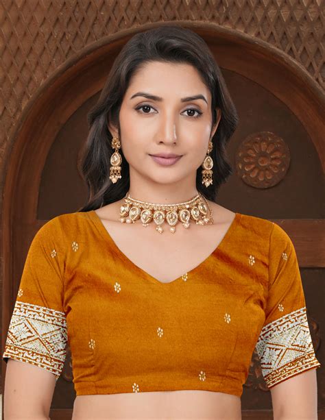 MUSTERD YELLOW Shahi Darbar Banarasi Satin Silk Saree with Diamond Wor ...