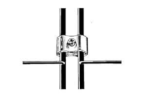 Gridwall Joining Clips Connectors for Grid Panels - Black Color - Box ...