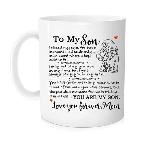 Buy Birthday Gift for Son - to My Son Love, Mom Touching Quote Great ...