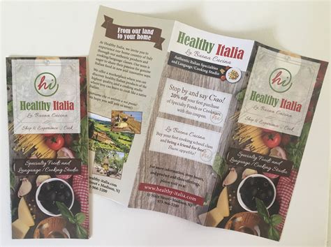 Healthy Italia Brochure — Pfeifer Design