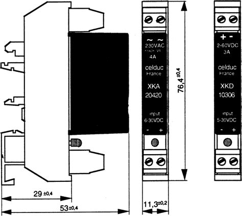 XKA90440 Celduc | Celduc XK Series Solid State Interface Relay, 240V ac ...