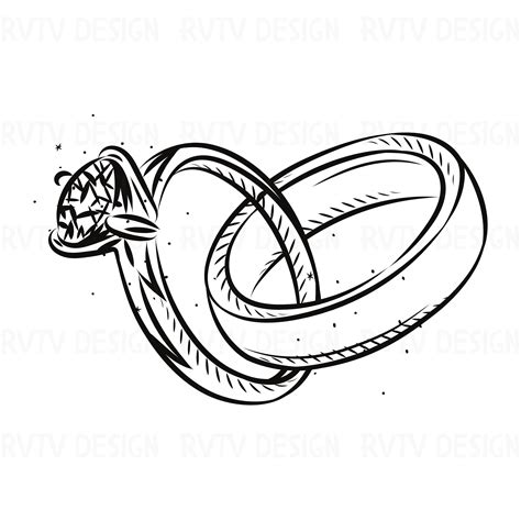 Wedding ring clipart black and white 60 photos - Vianawedding.com