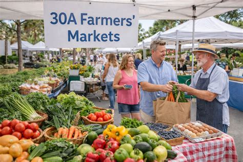 30A Farmers Markets : When & Where | Destin Dreamers