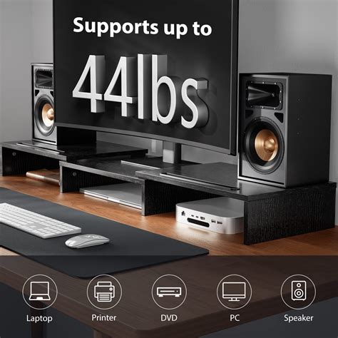 Buy LORYERGO Dual Monitor Stand Riser, Monitor Stand for Desk, Dual ...