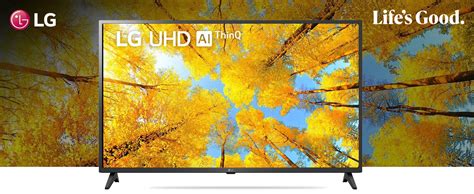 LG 108 cm (43 inches) UQ75 AI Series 4K Ultra HD Smart webOS LED TV ...