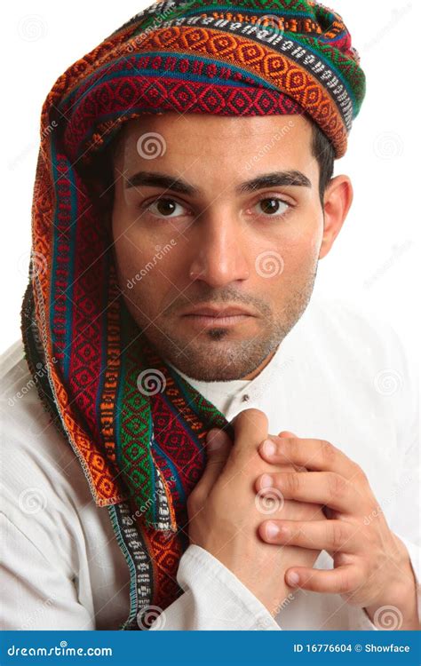 Mixed Race Middle Eastern Man Stock Photo - Image of exotic, isolated ...