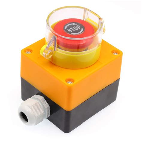 Buy LA125 Waterproof 10A 1NO 1NC Elevator Emergency Stop Pushbutton ...