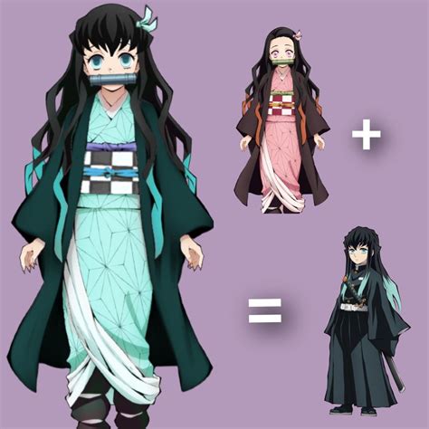 an anime character with long black hair and blue eyes, wearing a green ...