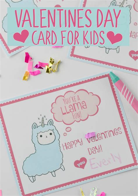 Printable Valentine's Day Cards For Kids