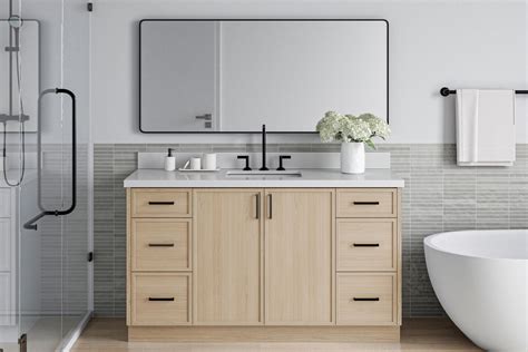 Ariel Kelly 61 Inch Single Rectangle Sink Bathroom Vanity With Pure ...