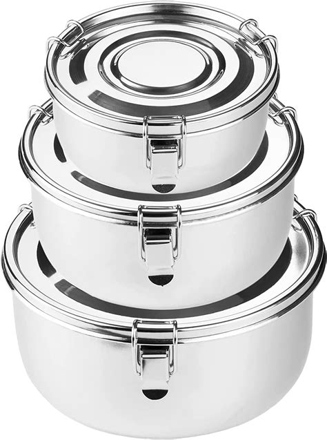 Amazon.com: allprettyall Premium Stainless Steel Food Storage ...
