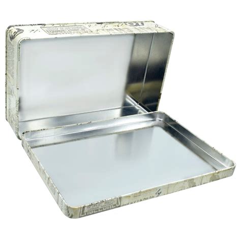 Metal Gift Box Print Rectangle Tins 221x141x47MM MGBR01 – Inkarto