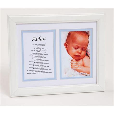 Personalized First Name Baby Boy & Meaning Print - Sylas - Walmart.com