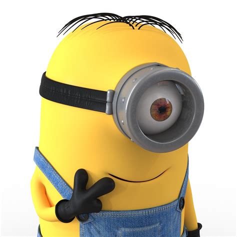 Short One Eyed Minion Pose 2 3D Model $39 - .3ds .c4d .fbx .ma .obj ...
