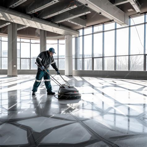 Premium AI Image | professional floor cleaner