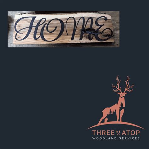 Yew - Home Sign - Three Atop