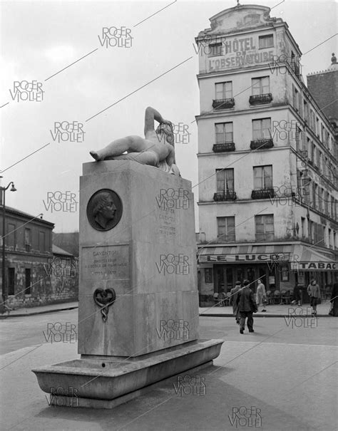 World War II. Paris under the Occupation. Statue