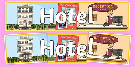 Hotel Role Play Banner (teacher made) - Twinkl