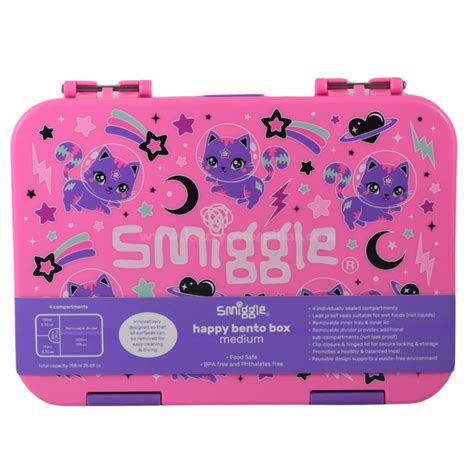 Smiggle Happy Bento Lunchbox Medium - Cat – Krazy Caterpillar