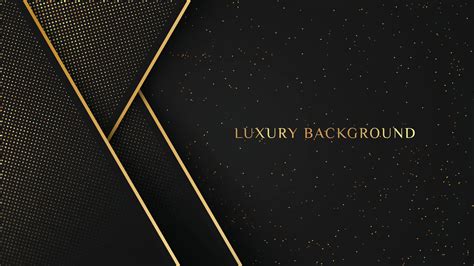 Elegant black luxury background concept with dark gold lines and ...