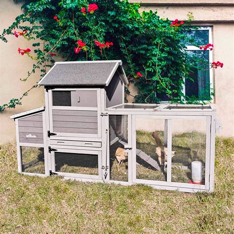 Aivituvin Chicken Coop Outdoor Hen House Wooden Poultry Cage W ...
