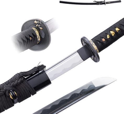 Samurai Sword Japanese Katana 9260 Steel Cold Steel Katana Sword Real ...