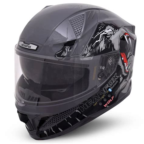 N2 Flash Wolf AI Smart Bluetooth Helmet for Men with Music, ENC, GPS ...