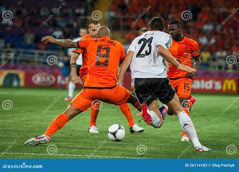 Netherlands Vs Denmark in Action during Football M Editorial Stock ...