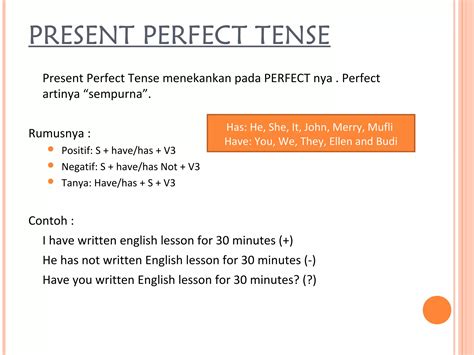 simple present tense | PPT