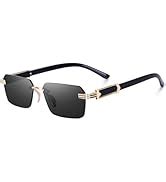 Dervin Black Transparent Rectangular Sunglasses Frame For Men & Women ...