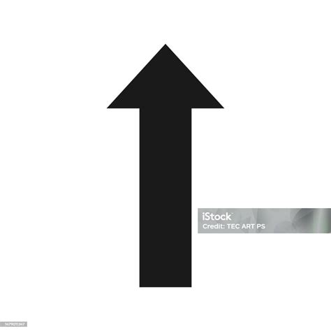 Arrow Pointing Up Stock Illustration - Download Image Now - Aiming ...