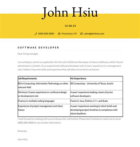 Cover Letter Format 的图像结果