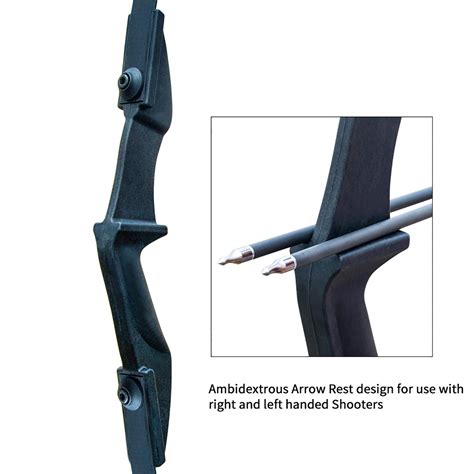 Tongtu Recurve Bow Right and Left Handed,Takedown Bow and Arrows for ...