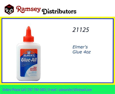 21125 – Elmer’s Glue-All Multi-Purpose 4oz – Ramsey Distributors
