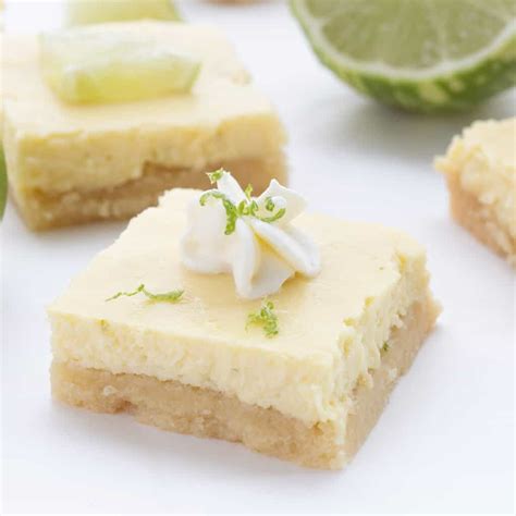 Keto Key Lime Pie Bars - All Day I Dream About Food