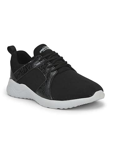 Buy Liberty Force 10 Mens Patrick-E Black Sports Lacing Shoes (6 UK) at ...