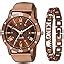 Buy DREAM VILLA Analog Rubbrs Strap and King Bracelet Combo Watch for ...
