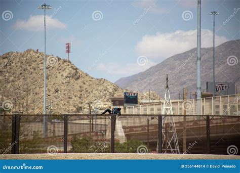 23-year-old Man of Mexican Nationality Jumps the Wall Editorial Stock ...
