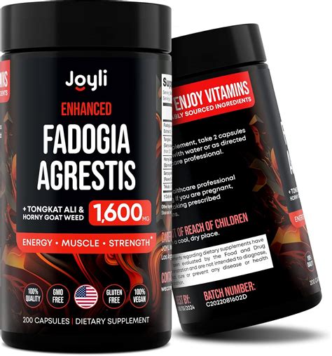 JOYLI Nutrition Fadogia Agrestis Supplement - Advanced Muscle India | Ubuy