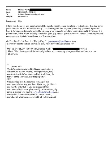 Who is Michael Wolff, the journalist who emailed with Jeffrey Epstein ...