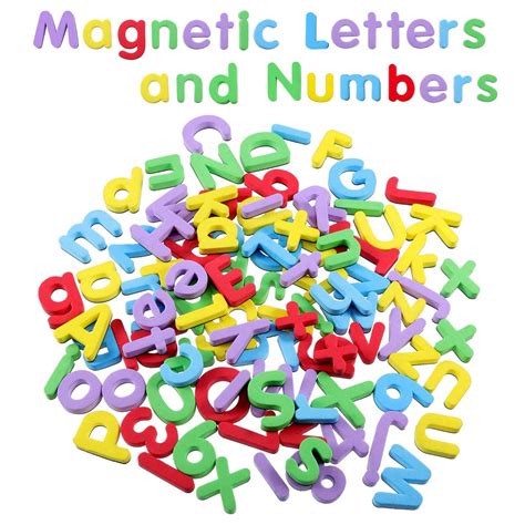 Magnetic Letters and Numbers,108 Pieces Fridge Magnets Alphabet Magnets ...