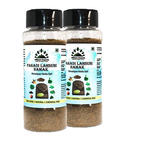 Hillpure Organic Pahadi Lahsuni Namak | Himalayan Herbs Salt | Pahadi ...