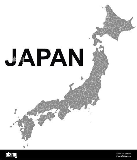 Physical Map Of Japan With Mountains And Rivers