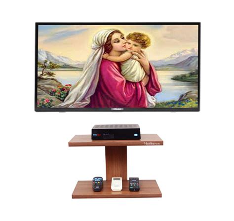 Madhuran Engineered Wood Wall Mounted Set Top Box, Router, Wi-fi Stands ...