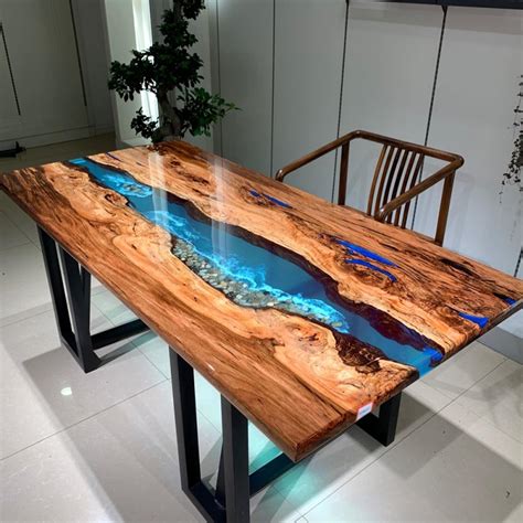 Epoxy Resin Metal Table at Arthur Ritchie blog