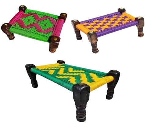 Laddu Gopal Wooden Khat Bed for Ladoo Gopal Ji Size 0 to Size 5-Wooden ...