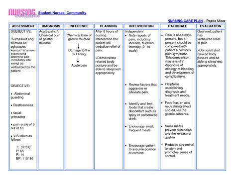 Nursing Care Plans For Chest Pain at Travis Day blog