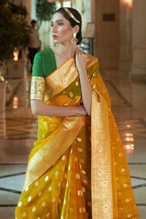 Buy Yellow Sarees Online - Brighten Your Style at Karagiri