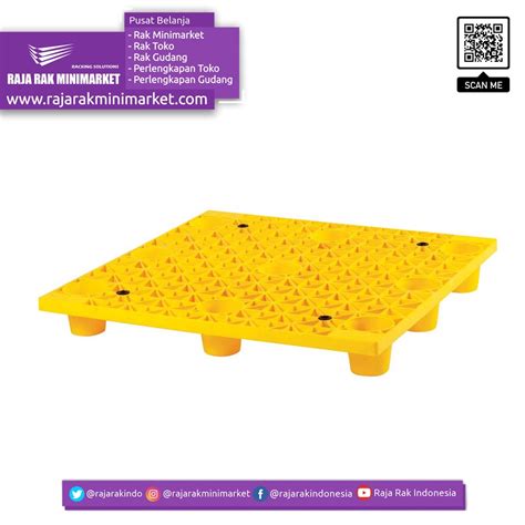 PALLET PLASTIK RABBIT NPF-1111 UKURAN 110x110x14 CM